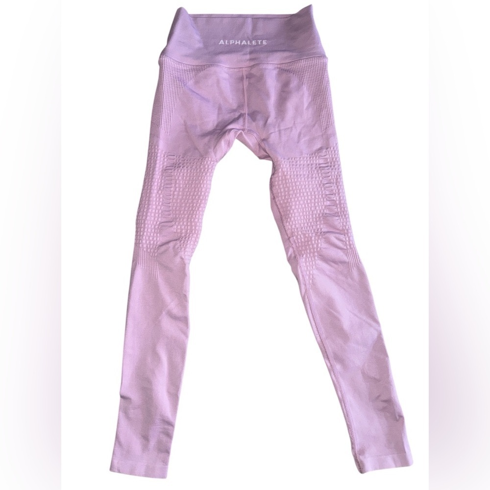 ALPHALETE Women's Halo LEGGINGS Pink Size S